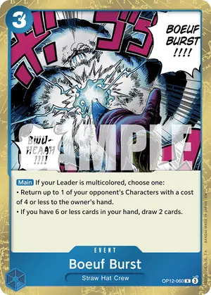 Carta Boeuf Burst OP12-060