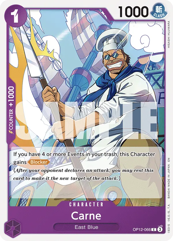 Carne OP12-066 card