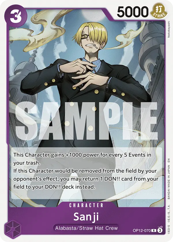 Sanji OP12-070 card