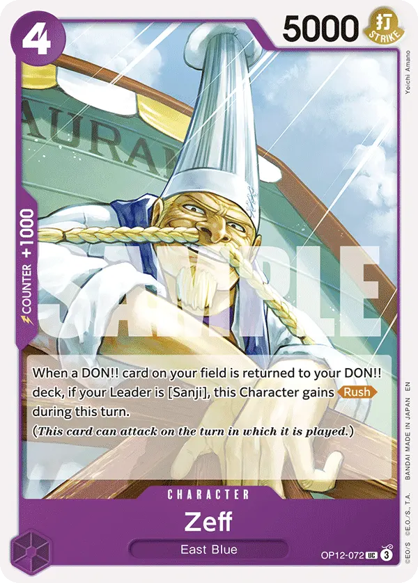 Zeff OP12-072 card