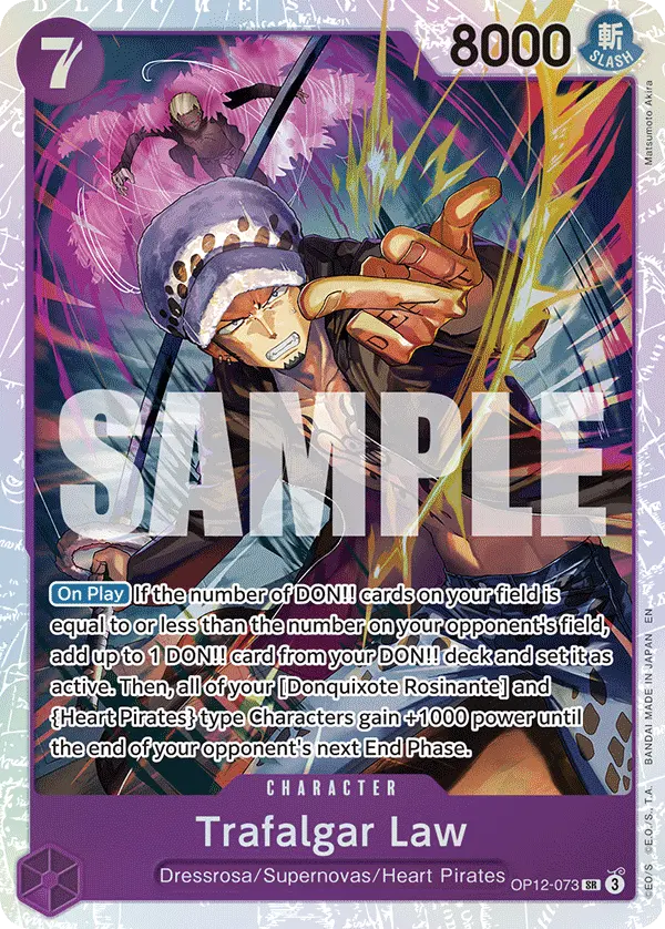 Carta Trafalgar Law OP12-073
