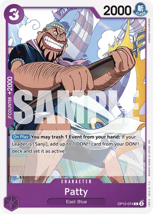 Carta Patty OP12-074
