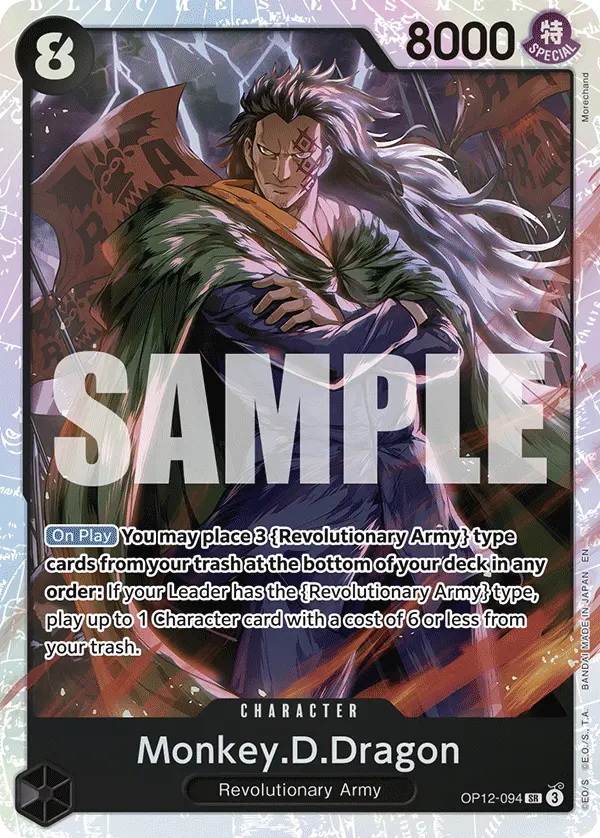 Carta Monkey.D.Dragon OP12-094