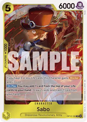 Carta Sabo OP12-100