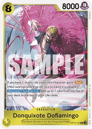 Carta Donquixote Doflamingo OP12-107