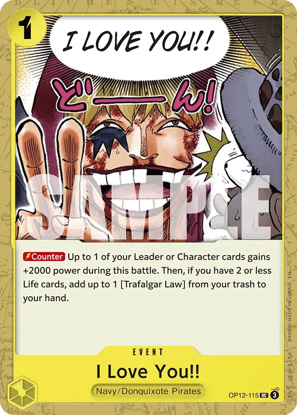I Love You!! OP12-115 card