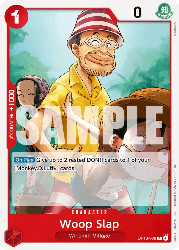 Woop Slap OP13-006 card