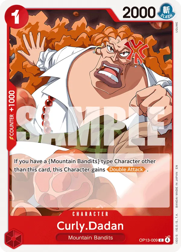 Curly.Dadan OP13-009 card