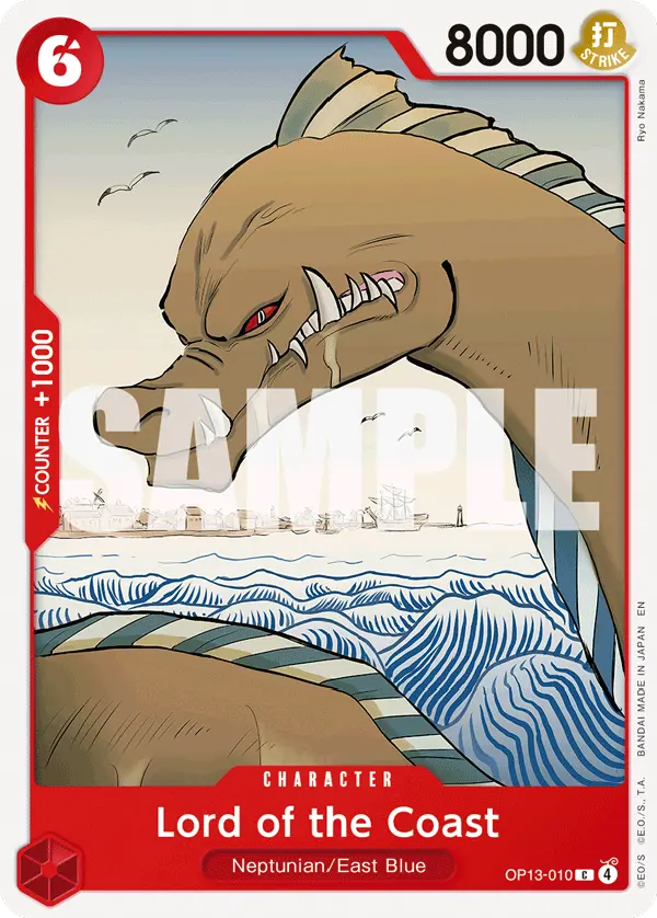 Carta Lord of the Coast OP13-010