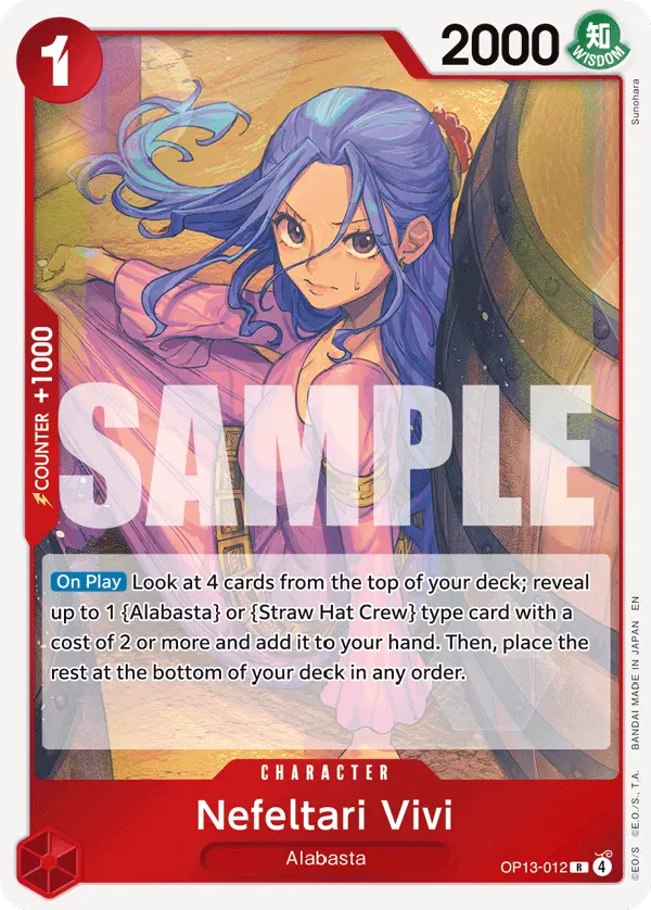 Carta Nefeltari Vivi OP13-012