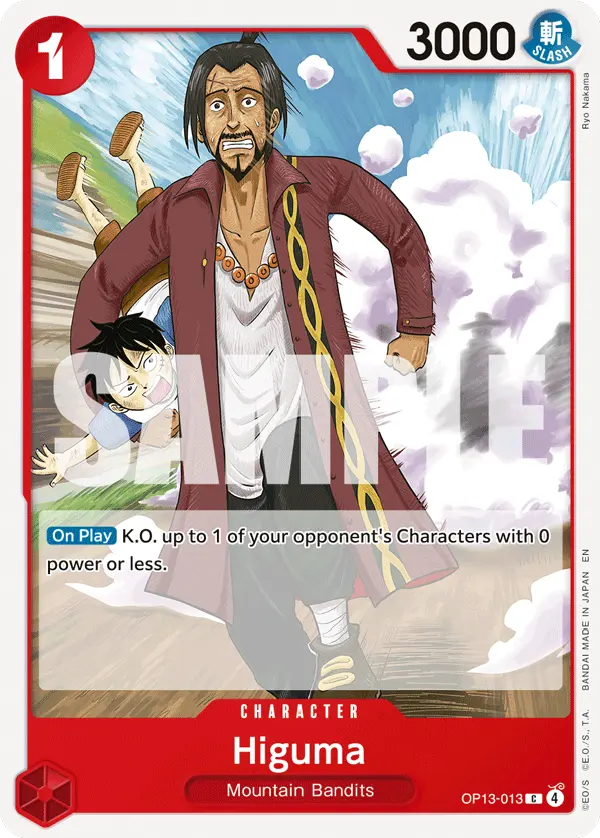 Carta Higuma OP13-013
