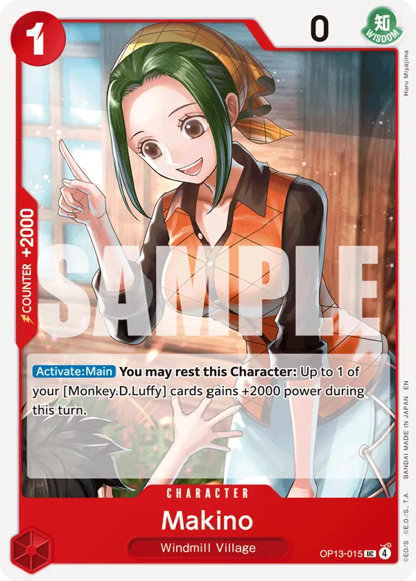 Makino OP13-015 card