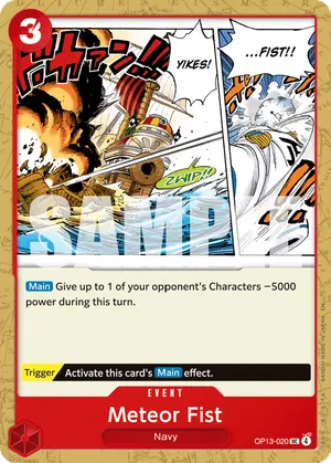 Carta Meteor Fist OP13-020