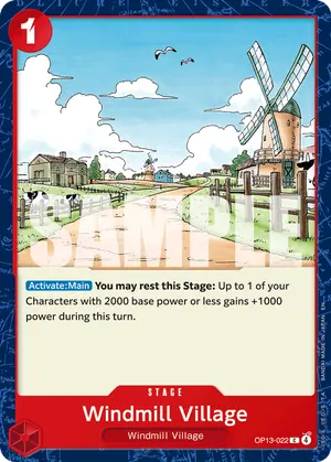 Carta Windmill Village OP13-022