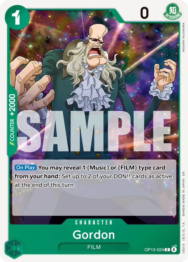 Gordon OP13-024 card