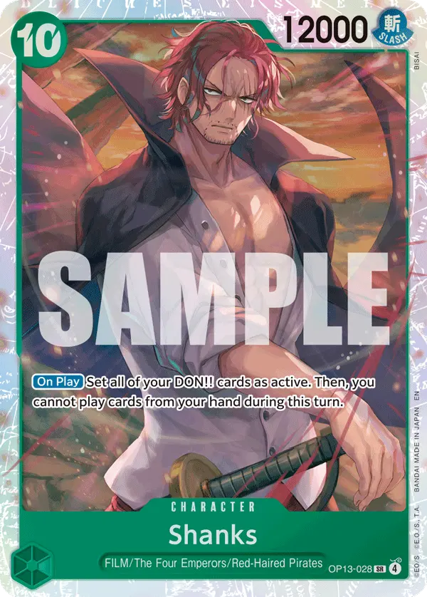 Carta Shanks OP13-028
