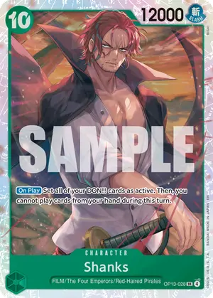 Carta Shanks OP13-028