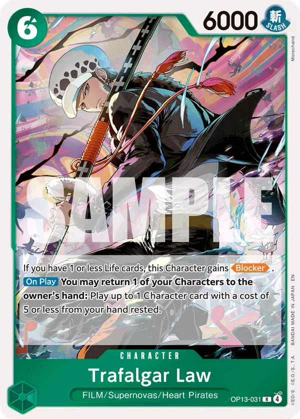 Trafalgar Law OP13-031 card