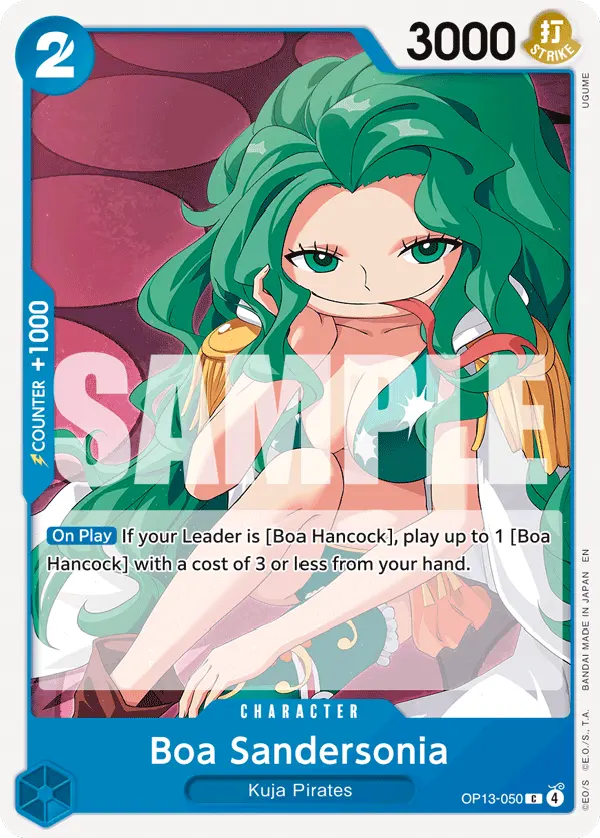 Boa Sandersonia OP13-050 card