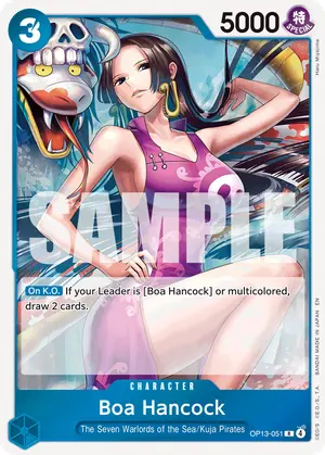 Carta Boa Hancock OP13-051