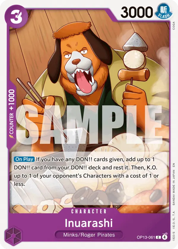 Carta Inuarashi OP13-061