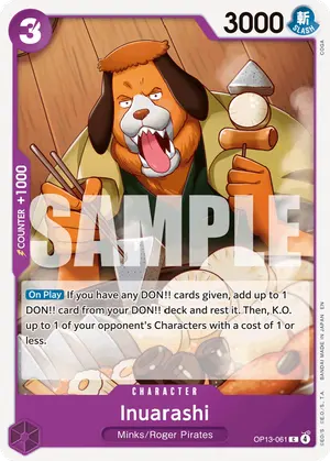 Carta Inuarashi OP13-061