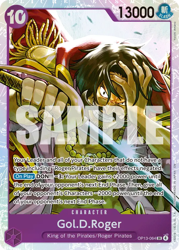 Gol.D.Roger OP13-064 card