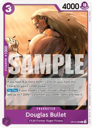 Carta Douglas Bullet OP13-068