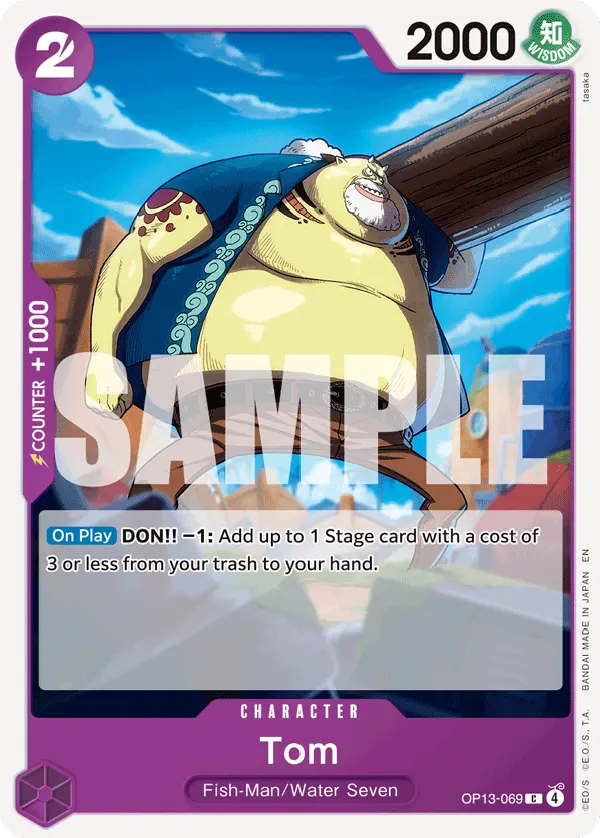 Tom OP13-069 card