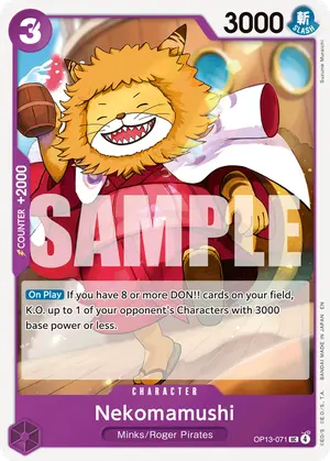 Carta Nekomamushi OP13-071