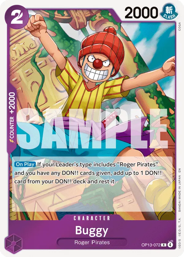 Buggy OP13-072 card