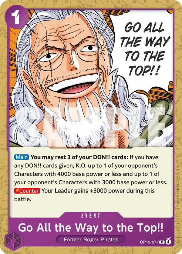 Carta Go All the Way to the Top!! OP13-077