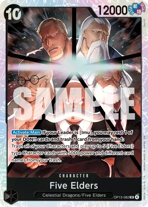 Five Elders OP13-082 card