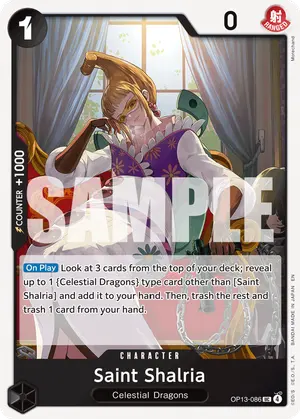 Carta Saint Shalria OP13-086