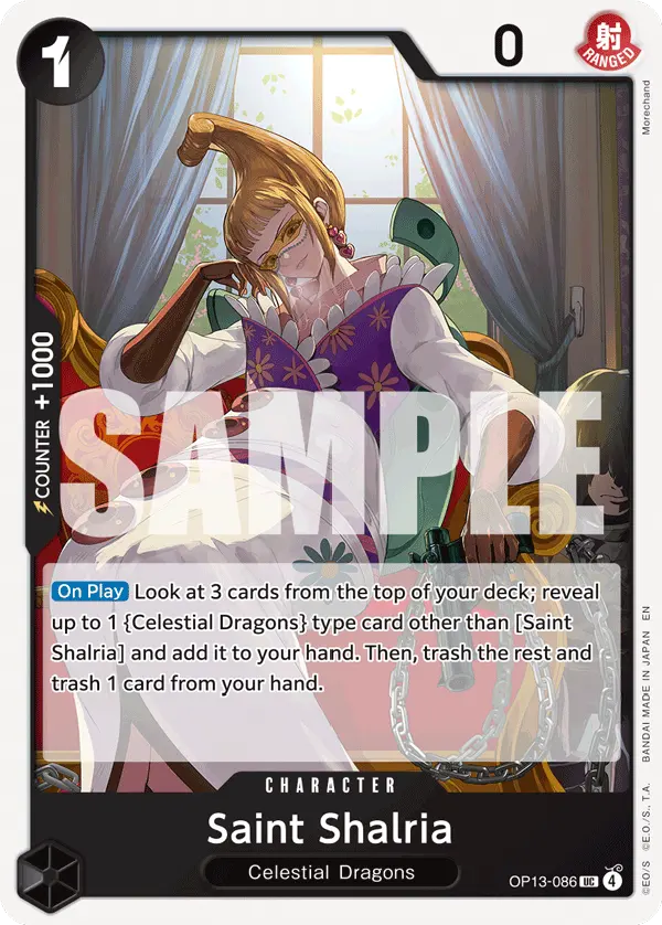 Carta Saint Shalria OP13-086
