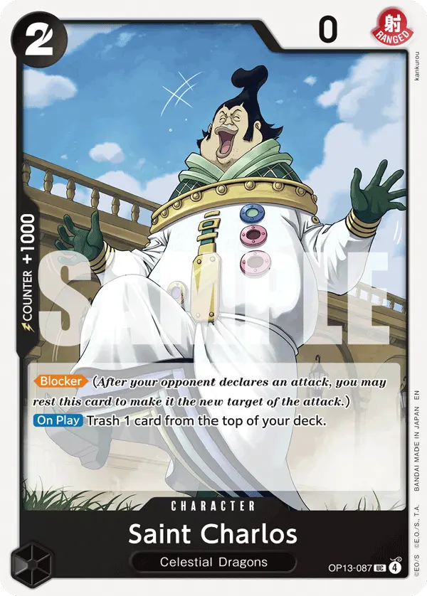 Carta Saint Charlos OP13-087