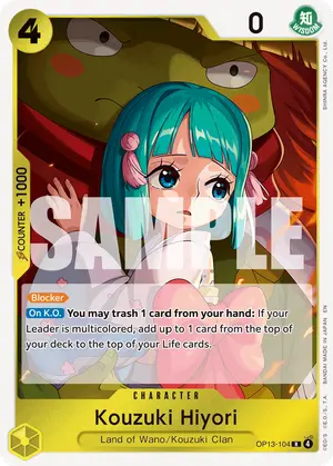 Carta Kouzuki Hiyori OP13-104