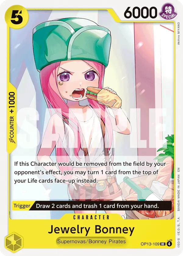 Jewelry Bonney OP13-109 card