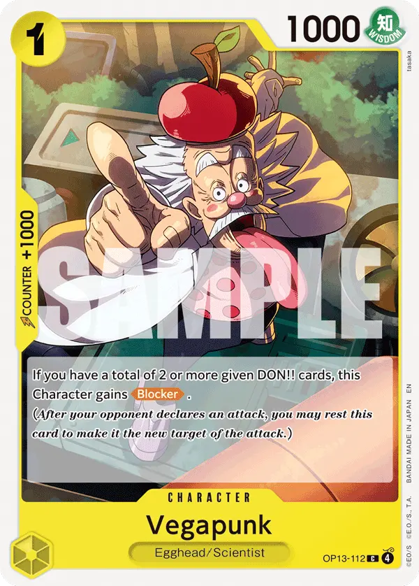 Vegapunk OP13-112 card