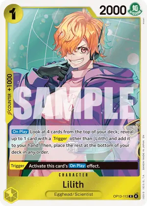 Carta Lilith OP13-113