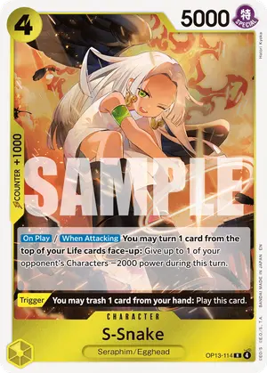 Carta S-Snake OP13-114
