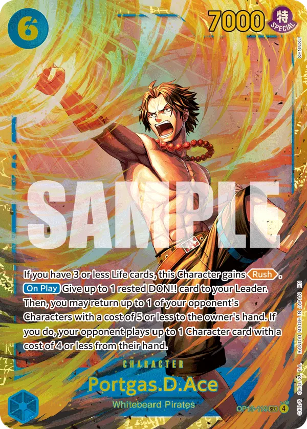Carta Portgas.D.Ace OP13-119