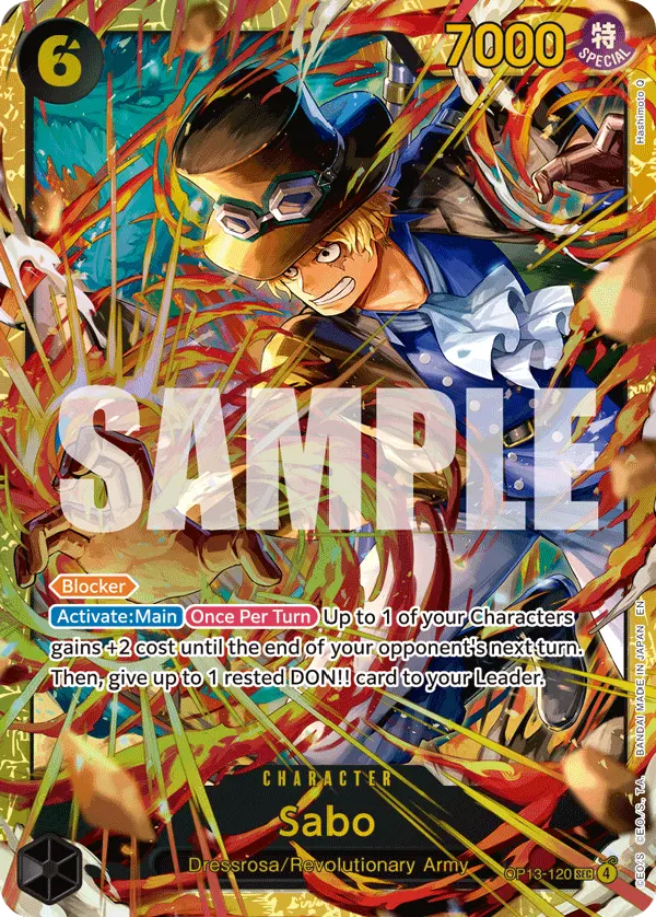 Carta Sabo OP13-120