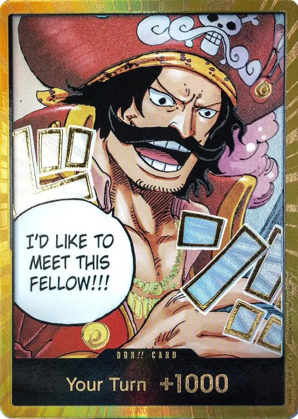 Carta DON!! Card (Gol.D.Roger) (Gold)