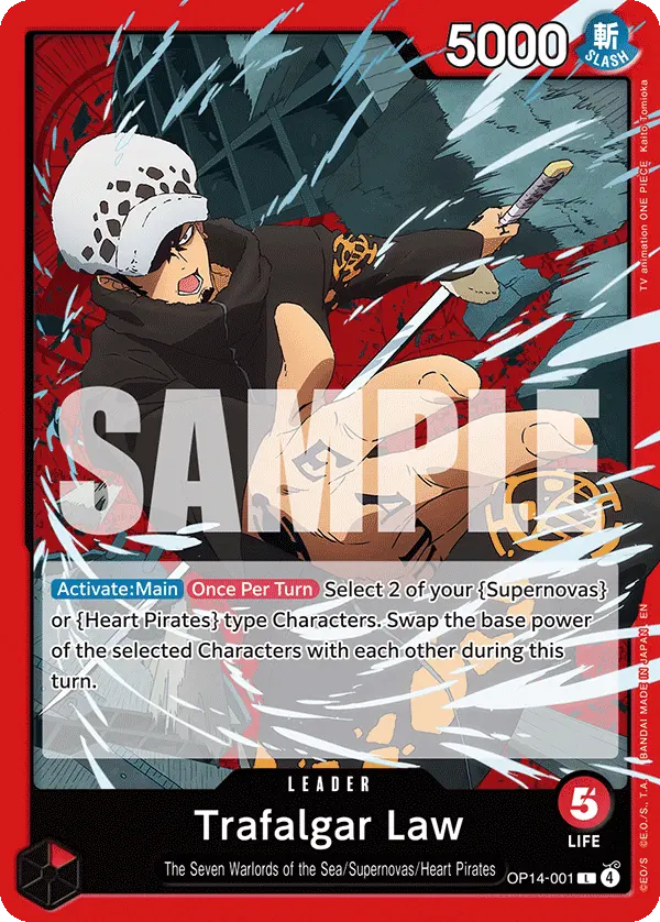 Carta Trafalgar Law OP14-001