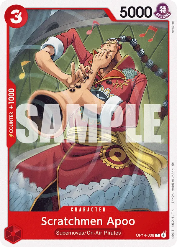 Carta Scratchmen Apoo OP14-008