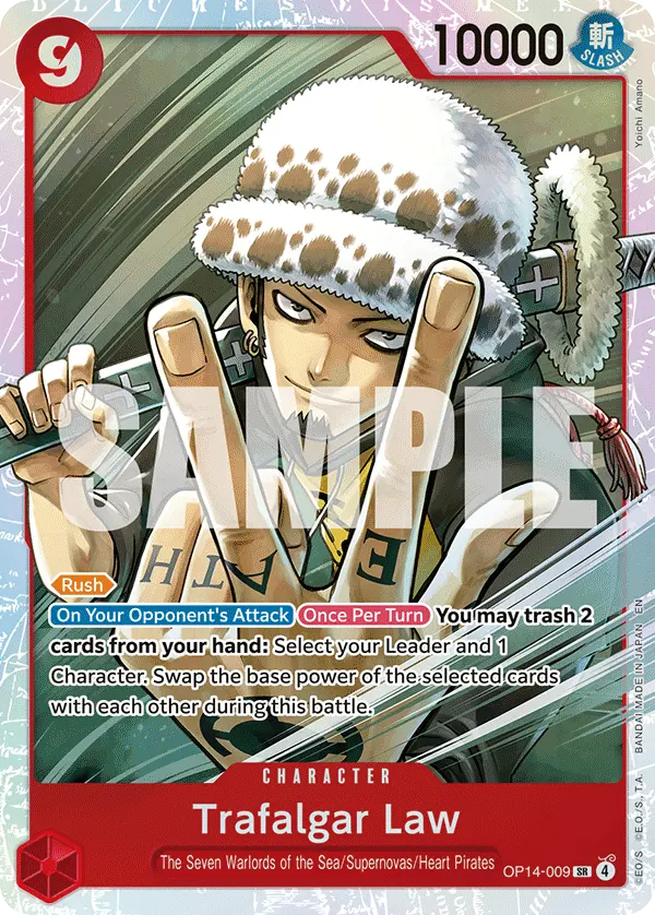 Trafalgar Law OP14-009 card