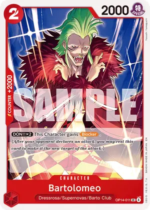 Carta Bartolomeo OP14-011