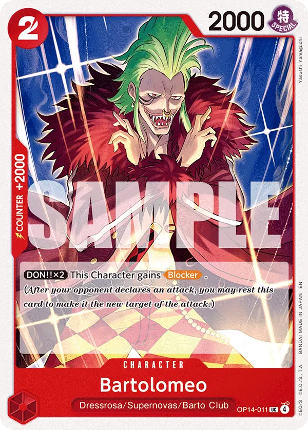 Carta Bartolomeo OP14-011