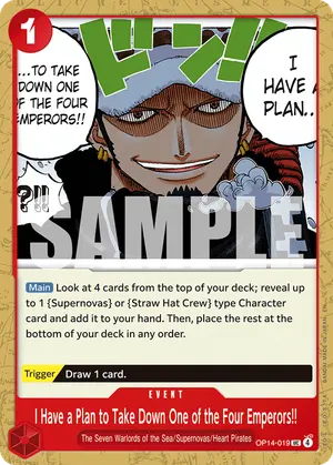 Carta I Have a Plan to Take Down One of the Four Emperors!! OP14-019